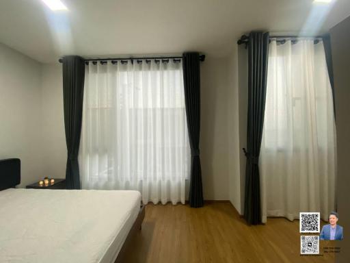 For rent: Townhouse with corner backyard, new house, near Mega Bangna, Bangna area