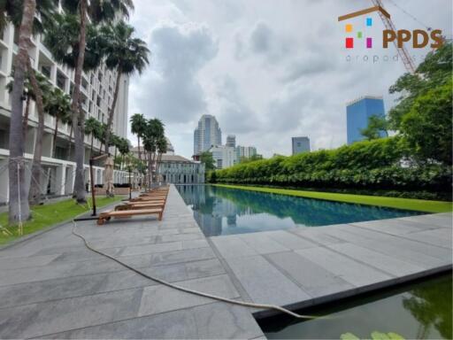 The Sukhothai Residence for rent swimming pool view