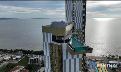 ขายคอนโดติดหาดจอมเทียน copacabana jomtien  1 ห้องนอน 29 ตร.ม. วิวทะเลชั้นสูง