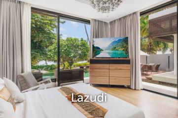 Beachfront Villa Situated on One of Samui