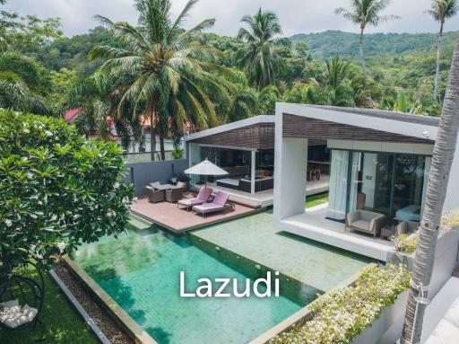 Beachfront Villa Situated on One of Samui