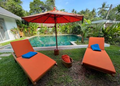 Balinese style villa with 3 bedrooms for sale in Lamai
