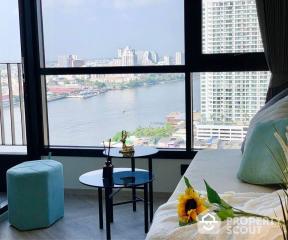 1-BR Condo at Chapter Charoennakhorn - Riverside near BTS Krung Thon Buri