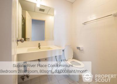 2-BR Condo at Supalai River Place Charoen Nakorn near BTS Krung Thon Buri (ID 362984)