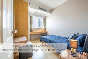 2-BR Condo at Supalai River Place Charoen Nakorn near BTS Krung Thon Buri (ID 362984)