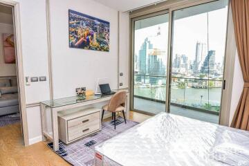 1-BR Condo at Magnolias Waterfront Residences near BTS Saphan Taksin (ID 390661)