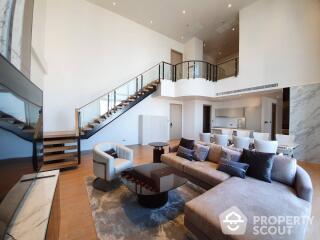 3-BR Duplex at Magnolias Waterfront Residences near BTS Saphan Taksin (ID 495705)