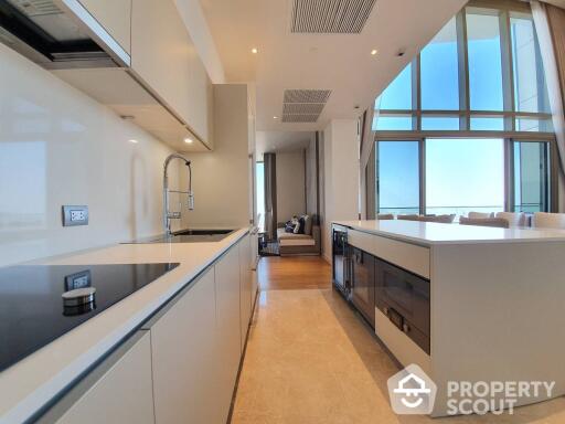 3-BR Duplex at Magnolias Waterfront Residences near BTS Saphan Taksin (ID 495705)