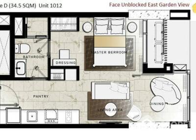 1-BR Condo at Hyde Sukhumvit 11 near BTS Nana (ID 511479)