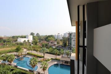 Part furnished 1 bed condo : Punna Oasis