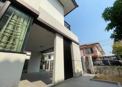 2 storey house for sale, house in the project, special price Baan fan greenery, Bang Lamung, Pattaya