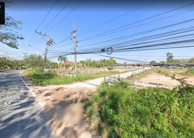 Land for sale on Plaeng Yai Road, Phra Prapanimit 34, Nong Prue, Chonburi.
