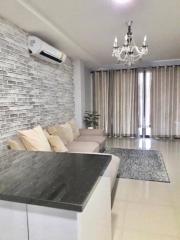 Sale, rent, 3-storey townhome, ready-to-move-in house behind the floating market 4, Pattaya