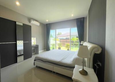 beautiful house in the project The house is ready to move in. Garden View Village, Huay Yai, Pattaya
