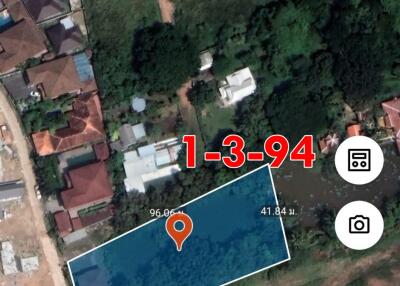 Land for sale near Mab Prachan Basin, Pong, Bang Lamung, Chonburi.