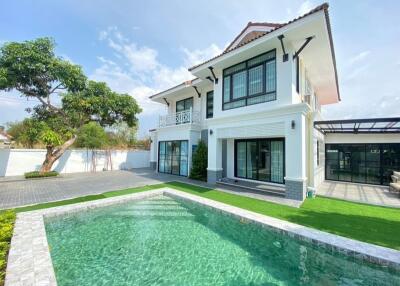 Urgent, urgent, 2-storey detached house, Pool Villa, Chaiyaphruek, Pattaya, special price.