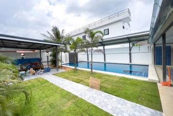 Urgent sale, house with rent, single house with swimming pool Nateekan Park View Near Mab Pachan Reservoir, Pattaya