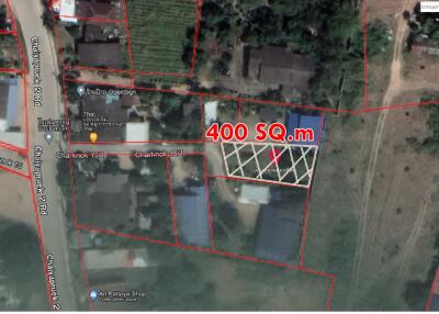 Beautiful plot of land for sale. Suitable for building a house, Chak Nok, Huay Yai, Bang Lamung  Land 100 sq.wa (400 sq.m.)