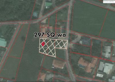 Land for sale in Pong, Bang Lamung, Chonburi Land 297 square wa (1180 sqm)