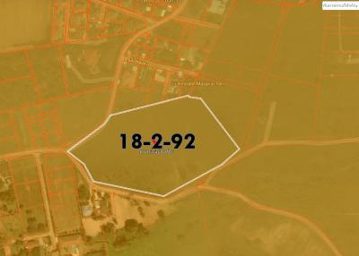 Large plot of land for sale, good price, near Mabprachan Reservoir, Pong, Bang Lamung, Chonburi.