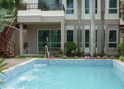 Sale, rent, luxury pool villa, near Jomtien beach, only 5 minutes, Chaiyapruek, Pattaya