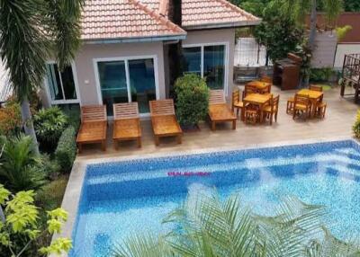 Sale, rent, luxury pool villa, near Jomtien beach, only 5 minutes, Chaiyapruek, Pattaya