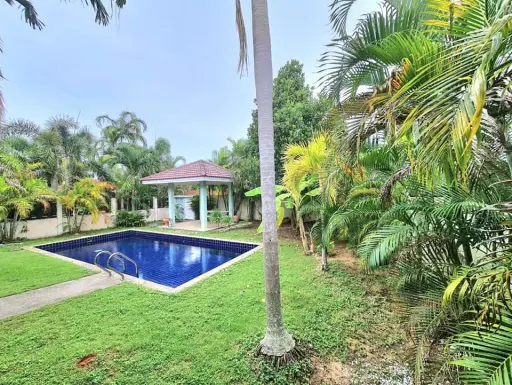 
                        Pool villa for sale, Bang Saray, shady atmosphere, a...