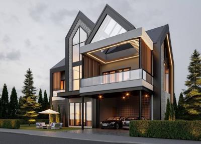 #Luxury house in nordic style  New project is hot, great, non-stop, can