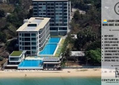 Luxury condo, private beach, Wong Amat, beautiful sea view
