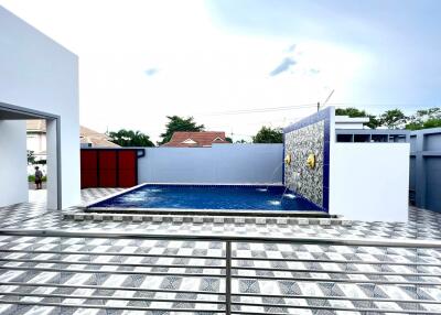 #single house #pool villa  Urgent sale, newly built pool villa, very nice