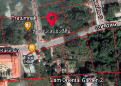 Land on Pratumnak Hill, Kasetsin Soi 5, Pattaya. Land 1 rai 51 square wa Price 69 million baht
