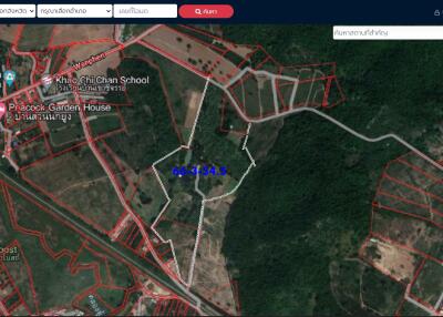 Land for sale, mountain view, Khao Chi Chan, Na Jomtien, Sattahip, Chonburi.