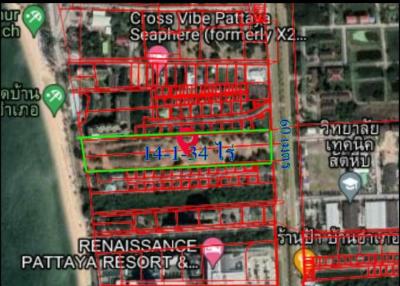 Land for sale on Sukhumvit Road, Pattaya.