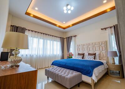 Beautiful home, focus on quality. special promotion Price 10,990,000 baht Special promotion, get 600,000 discount Total price 10,390,000 baht Dusit Pattaya Hill