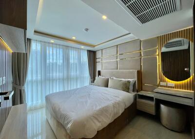 Grand Avenue Condo 2 bedrooms in the heart of Pattaya New room, beautiful decorated, luxurious, ready to move in.