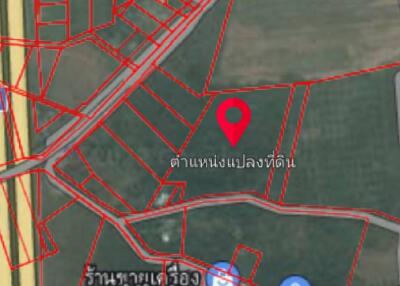 Land for sale Huay Yai, next to Sukhaphiban Road, near the expressway Pattaya - Map Ta Phut