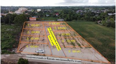 Land for sale cheap land in pattaya beautiful plot of land near the edge of the outer basin The starting price is only 2,899,000 baht. Thung Klom Tan Man, Pattaya
