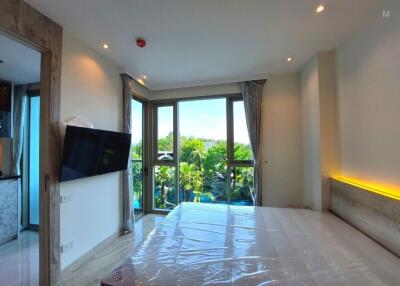 Condo for sale Riviera Monaco Na Jomtien Pattaya. 1 bedroom, 31.02 square meters, full pool view.