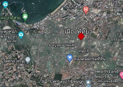 " Beautiful land for sale, good location, Pratumnak Hill, Pattaya. 4 plots 944 square wah "