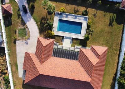 # Beautiful pool villa, good price, wide area, close to nature Near Mabprachan Reservoir, Pattaya. Sold with full furniture Ready to move in comfortably.