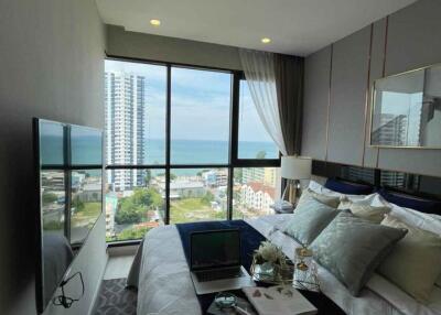 Condo for sale, sea view, Pattaya, 2 bedrooms, 2 bathrooms, sea view condo  near the beach