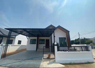 New Nordic style house for sale, Takhian Tia, Bang Lamung, Chonburi. 3 bedrooms 2 bathrooms
