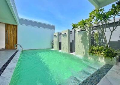 ‼️ wow wow !! Selling the cheapest!!️ #Nordic style pool villa Thung Klom Tan Man, Pattaya. Area 71.91 square wah