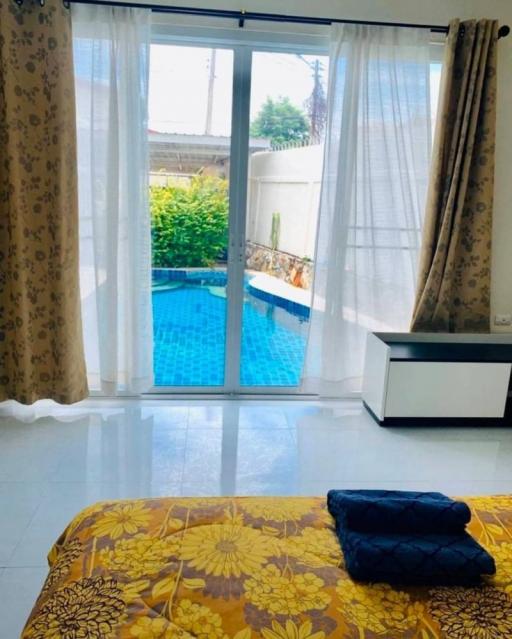 home sale direct installment Perfect size pool villa Soi Siam Country Club near Rai Wanasin Market, Pattaya