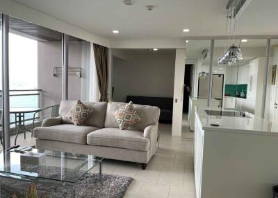 Northshore Condo for sale 2 bedrooms, 2 bathrooms, fully furnished, good atmosphere, ready to move in, North Pattaya
