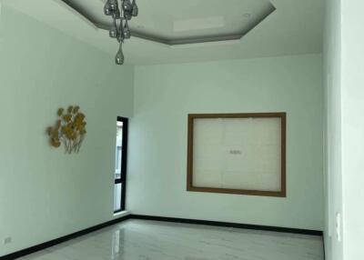 Newly built pool villa house for sale, one floor, Bang Saray, Pattaya, 3 bedrooms, 4 bathrooms, sale 7,900,000 baht.