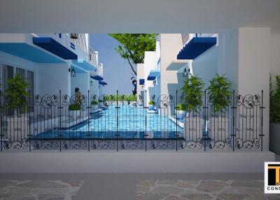 Sale pool villa / apartment, 28 rooms, best location on Pratumnak Hill, Pattaya.