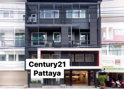 Hotel for sale, 13 rooms, Jomtien, Pattaya.  All 13 rooms Area 36 square wah. 3-storey building