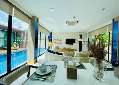 Luxury Beachfront Pool Villa at Movenpick Pattaya. 3 bedrooms, 4 bathrooms, 1 office room