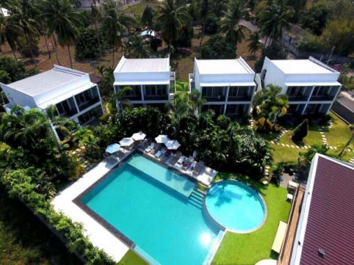 Brand new resort 14rooms hotel license land size 2 Rai 179 Sqw. for sale Bangsaray Chonburi